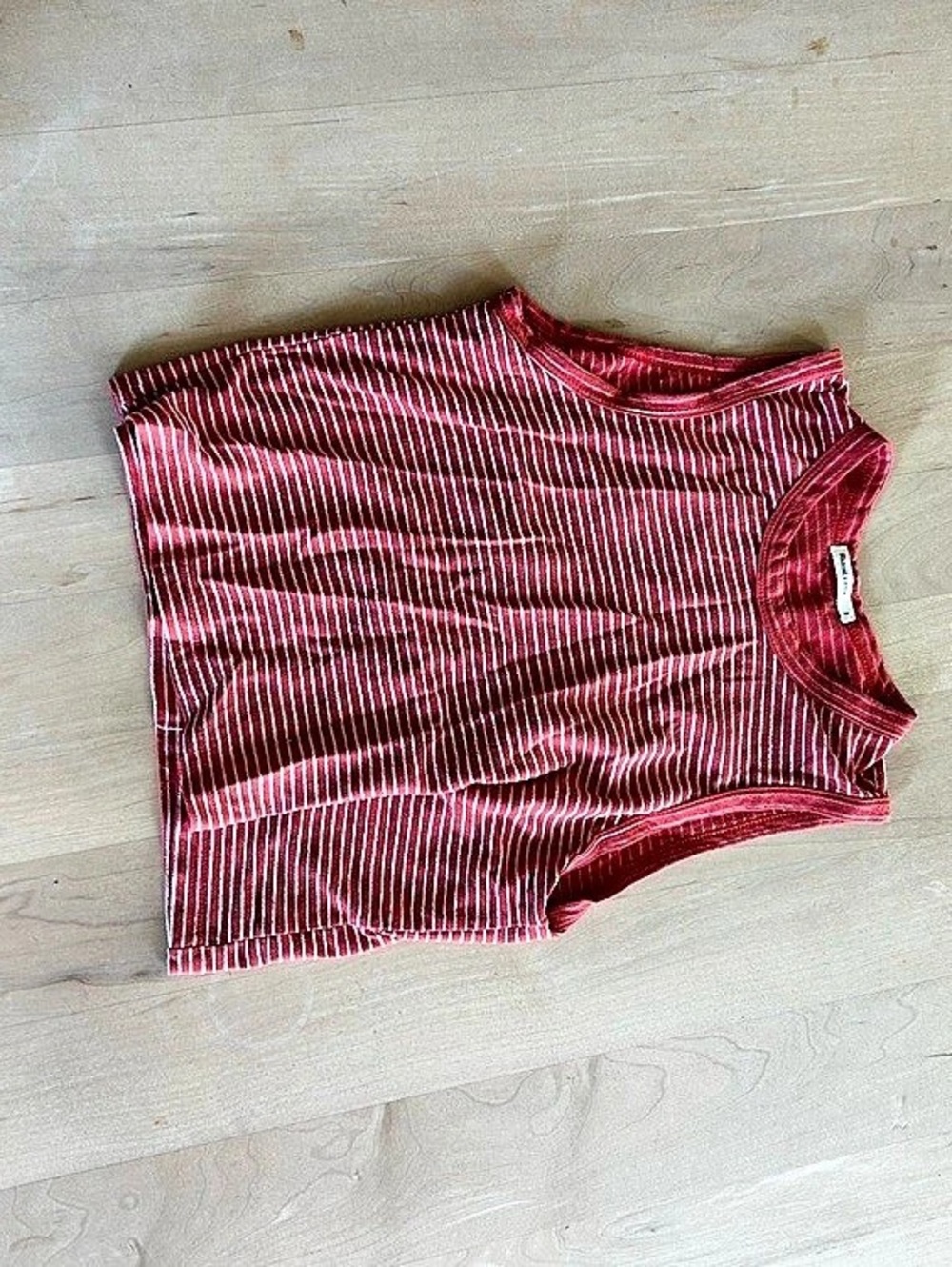 Marine layer Red Striped Tank Top